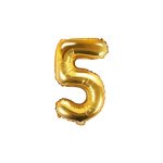 PartyDeco Foil Μπαλόνι Αριθμός 5 (35cm)(FB10M-0-19-5)